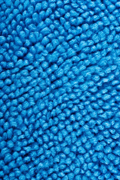 Textura têxtil azul microfibra — Fotografia de Stock