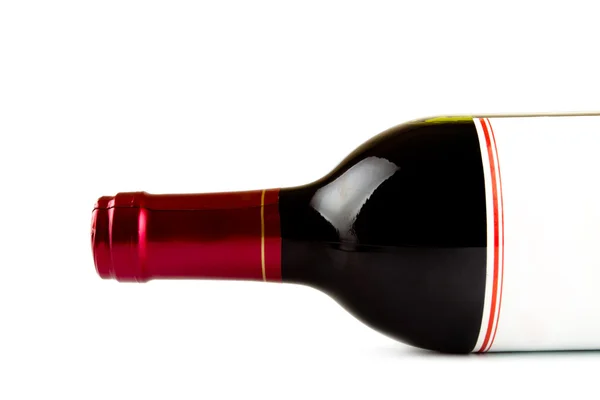 Posa bottiglia di vino rosso primo piano — Foto Stock