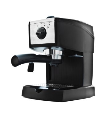 Black espresso machine clipart