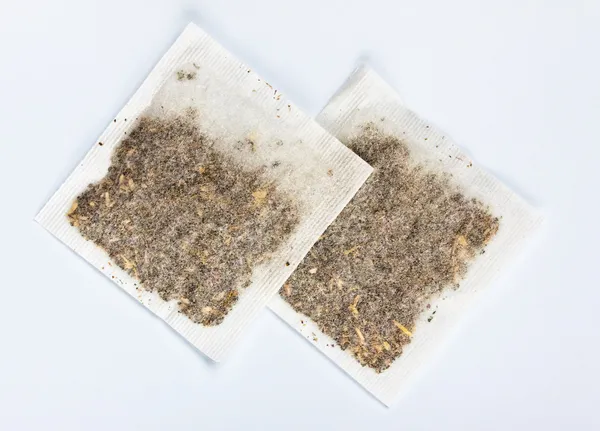 Herbal tea bags — Stock Photo, Image