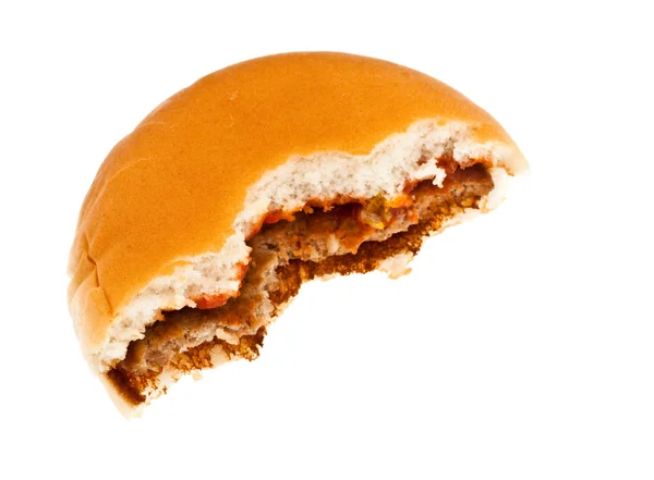 Укушенный бутерброд — стоковое фото