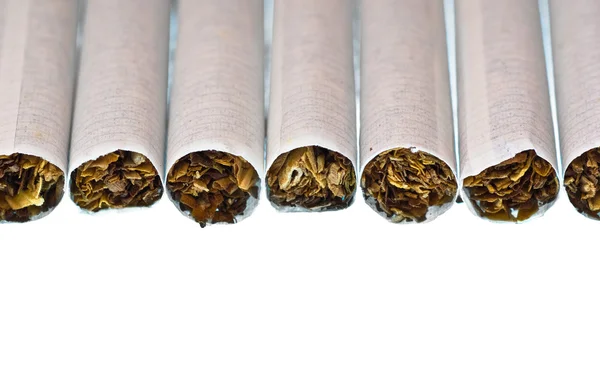 Сигаретный ряд — стоковое фото