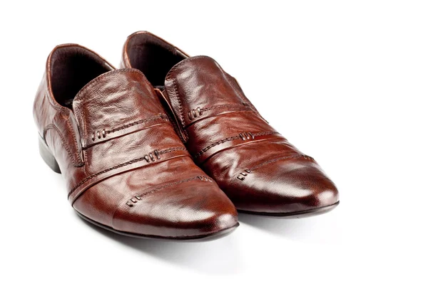 Pár barna cipő — Stock Fotó
