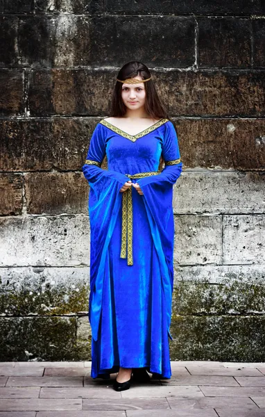 Middeleeuwse vrouw — Stockfoto