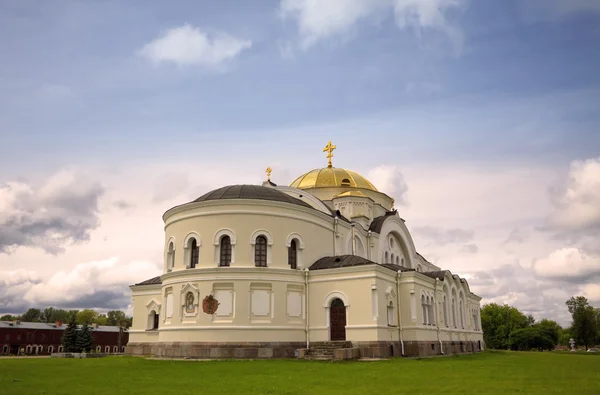 Свято-Миколаївський Храм в Брестської фортеці — стокове фото