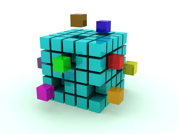 Куб — стокове фото