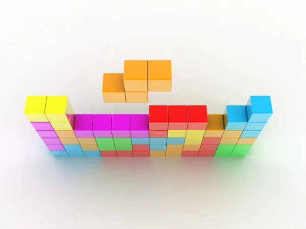 Gry Tetris — Zdjęcie stockowe