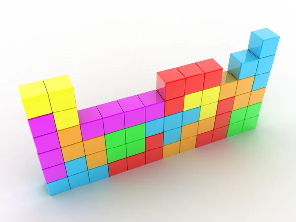 Jogo de Tetris — Fotografia de Stock
