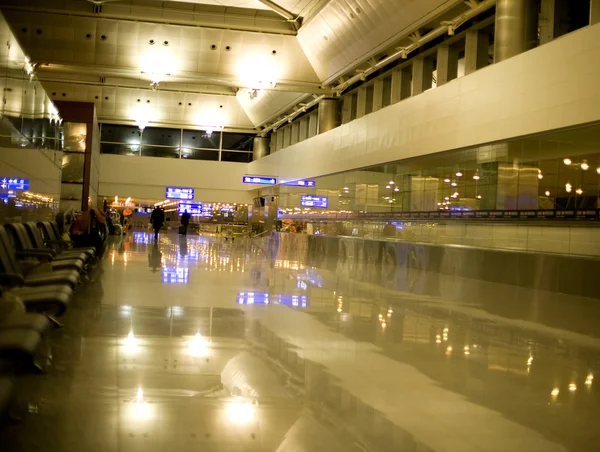 stock image Airport. Modern, illuminated, buildining