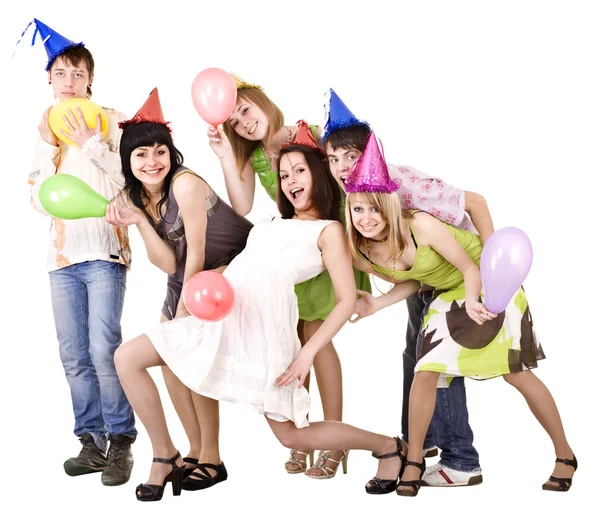 Group of celebrate birthday. — Stock Photo, Image