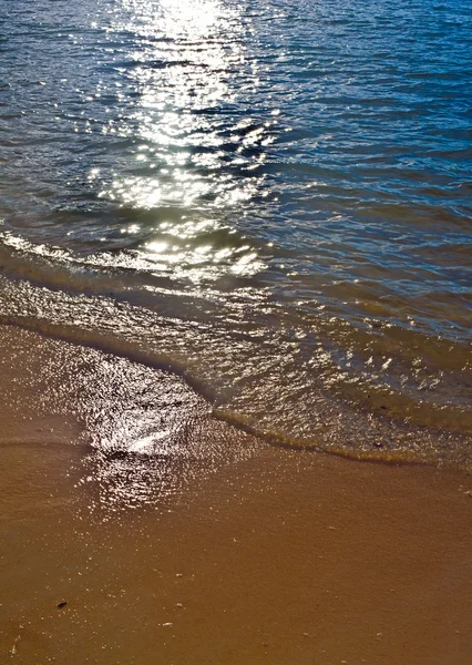 stock image Colour illumination of sea water.