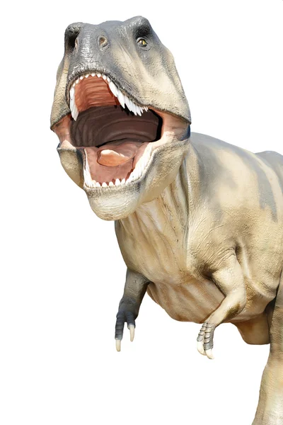 stock image Aggressive dinosaur with open mouth.