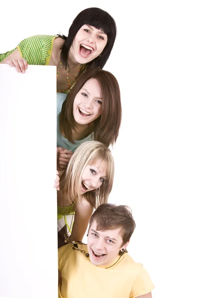 Group of take banner. — Stock Photo, Image