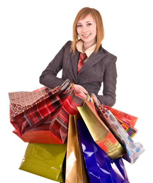 Geschäftsfrauen mit Handtasche. — Stockfoto