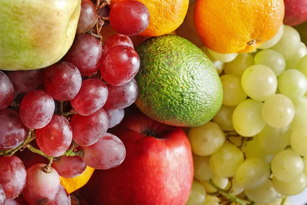 Groep van kleur fruit. — Stockfoto