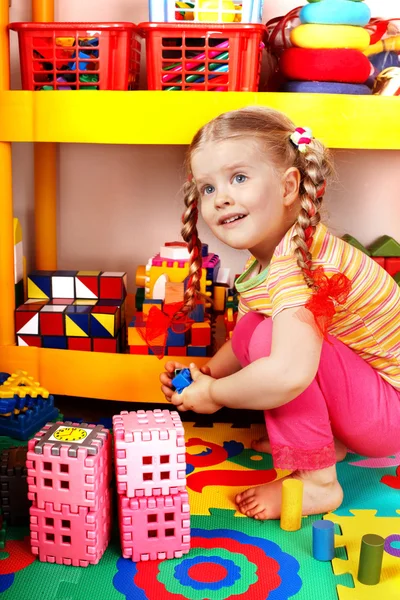Gyermek játék blokk és építési készlet . — Stock Fotó