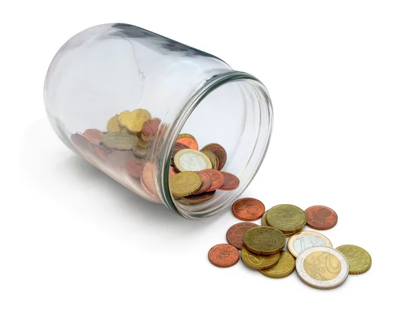 Change saving jar — Stock Photo, Image
