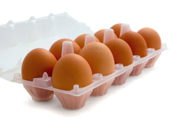 Pack of eggs clipart