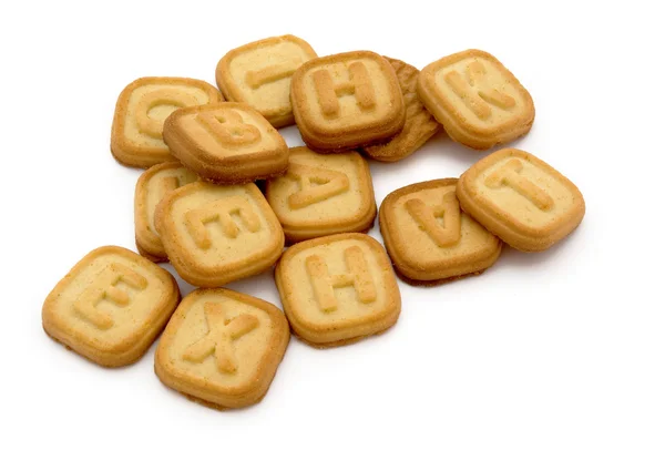 Letter cookies — Stock Photo, Image