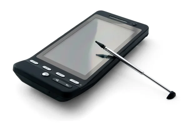 PDA ve stylus — Stok fotoğraf