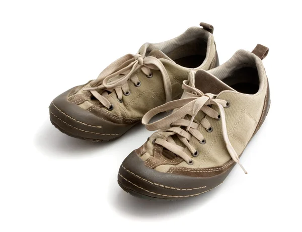 Старые кроссовки — стоковое фото