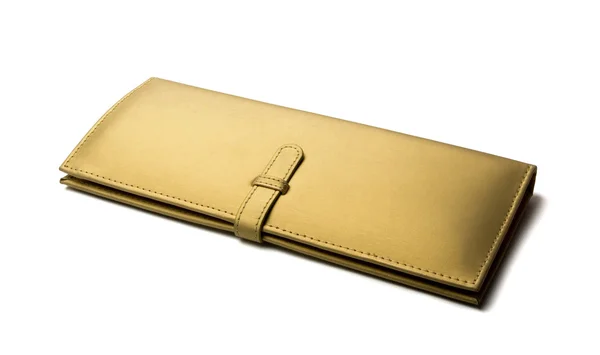 Złoty portfel Zdjęcie Stockowe