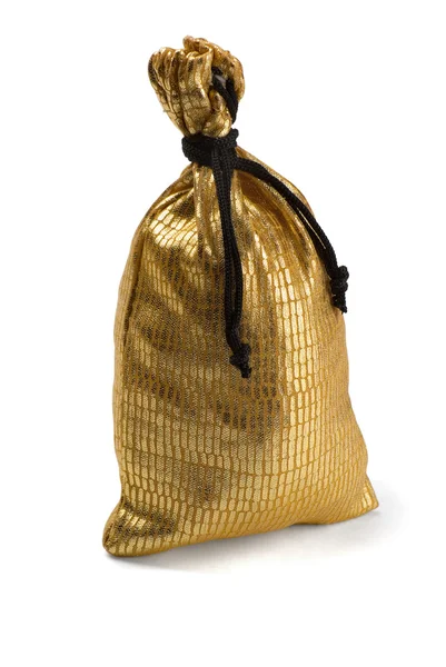 Golden pouch — Stock Photo, Image