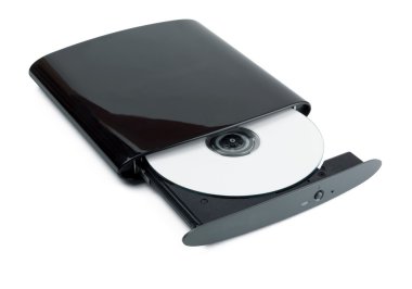 External DVD burner clipart