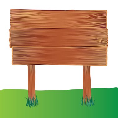 Wood sign clipart