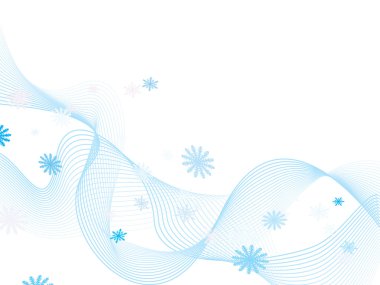 Wintery flow clipart