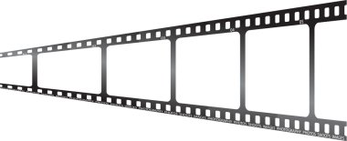 White film perspective clipart