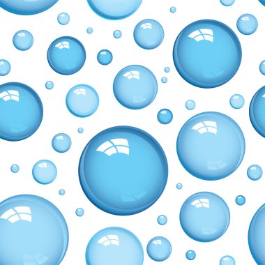 Water bubble background dark clipart