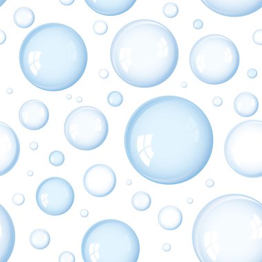 Water bubble background variation clipart