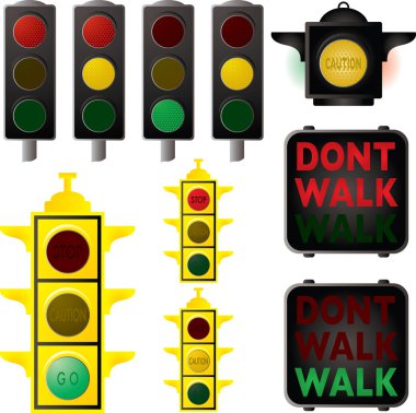 Traffic signals clipart