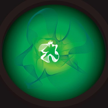 Time tunnel green clipart