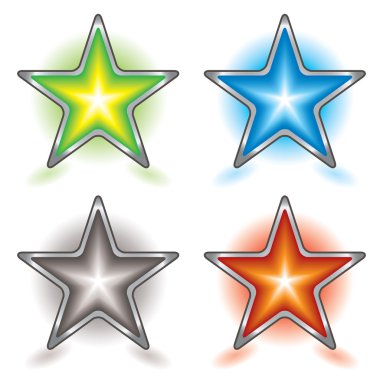 Star foursome clipart