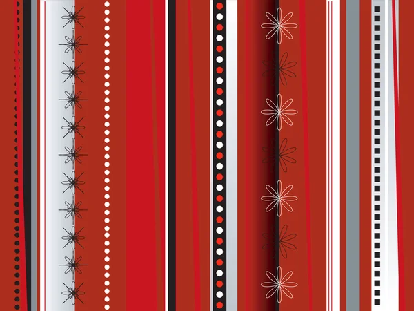 Wrapping paper red — Stock Vector