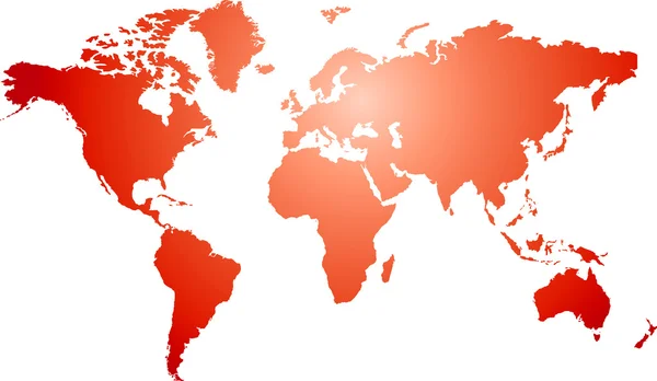 Mapa do mundo — Vetor de Stock