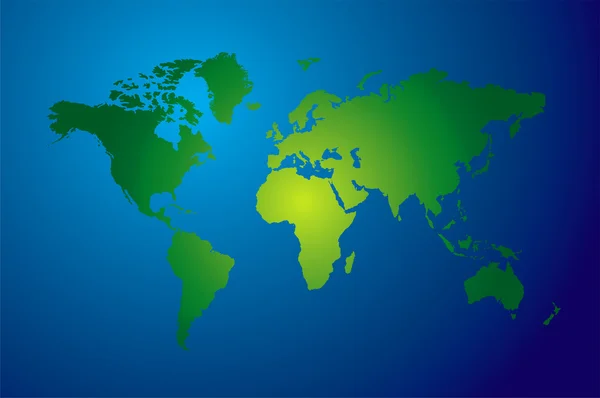 Dünya harita modern — Stok Vektör