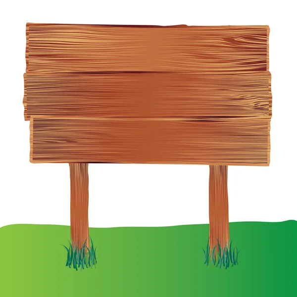 Značka dřeva — Stockový vektor