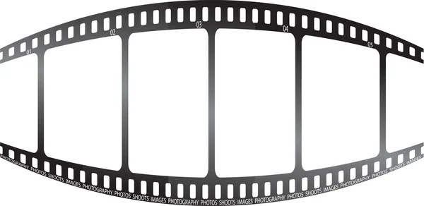 Film blanc renflement — Image vectorielle
