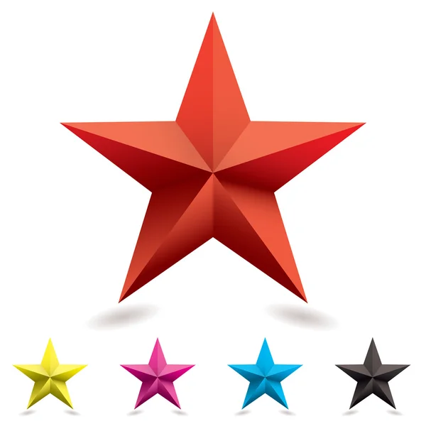 Web ícone forma de estrela — Vetor de Stock