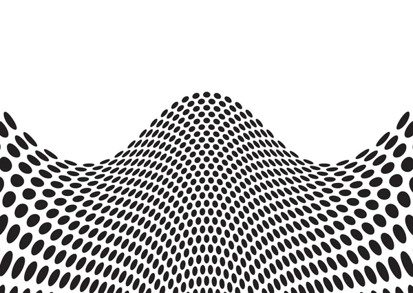 Vague renflement noir — Image vectorielle