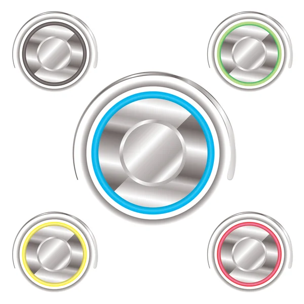 Variation power buttons — Stock Vector