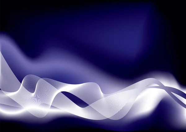 Espace vague virtuel bleu — Image vectorielle