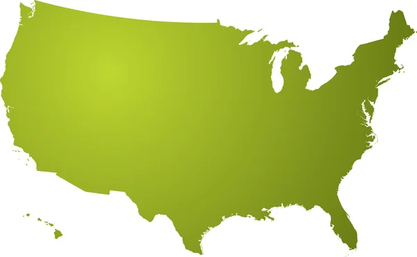 Noi mappa verde — Vettoriale Stock