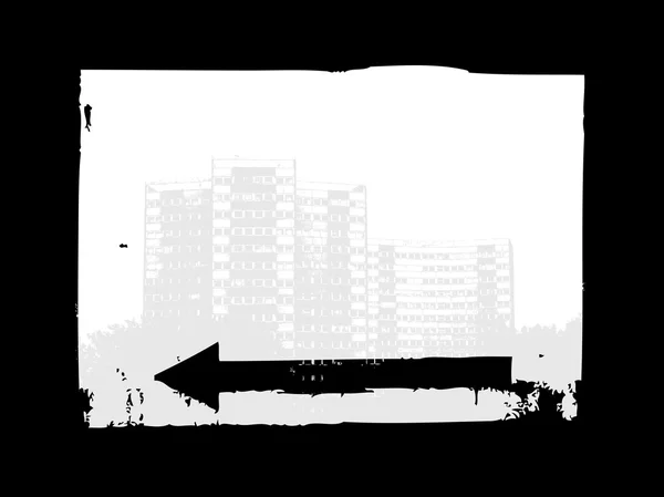 Panneau urbain — Image vectorielle