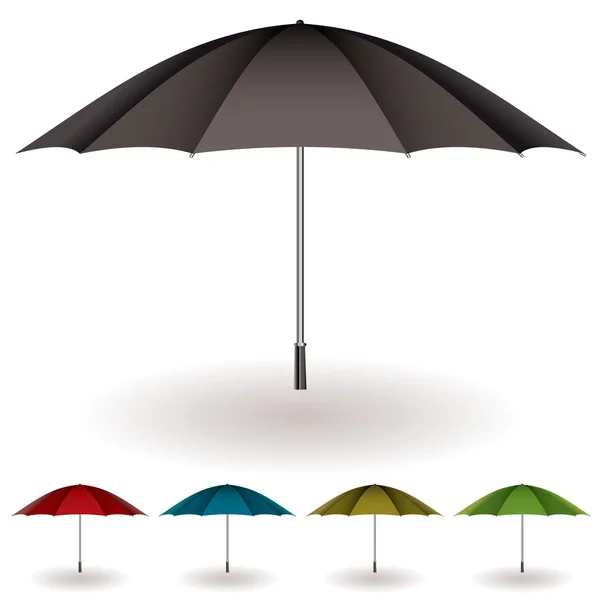 stock vector Umbrella colorful collection