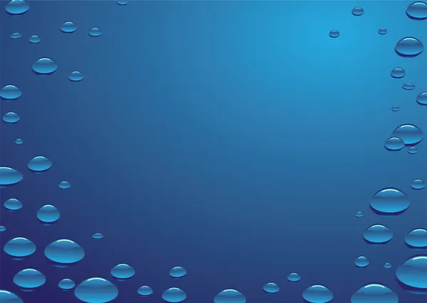 Su yüzey kobalt — Stok Vektör