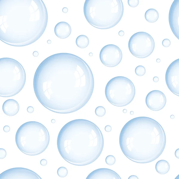 水バブルの背景 — ストックベクタ